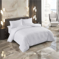 White Hotel Flat Spread 300TC Cotton Bed Linen Sheet Hotel Bedding Set